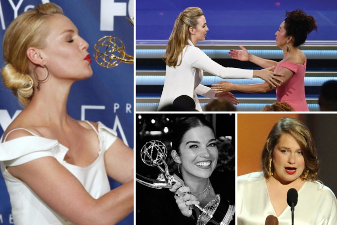 Emmys Shocking Upsets -- Katherine Hiegl, Jodie Comer, Sandra Oh, Annie Murphy, Merritt Wever