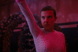 STRANGER THINGS. Millie Bobby Brown as Eleven in STRANGER THINGS. Cr. Courtesy of Netflix © 2022